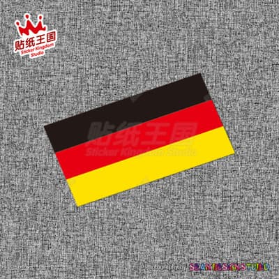 German, Portuguese, Spanish, Danish, Polish and Swiss flags, car stickers, helmet stickers, scratches to shield car reflections