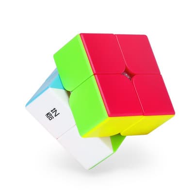 Qiyi solid-color, decap-free, 2-step Rubik's Cube, 2-step matte surface, smooth, beginner's Day gift for kindergarten