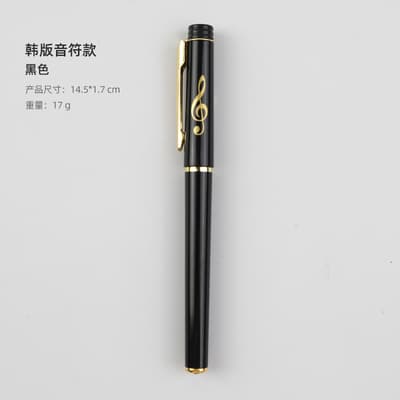 Korean-style note gel pens, creative piano treble clefs, cute and simple student signature pens, music stationery prizes