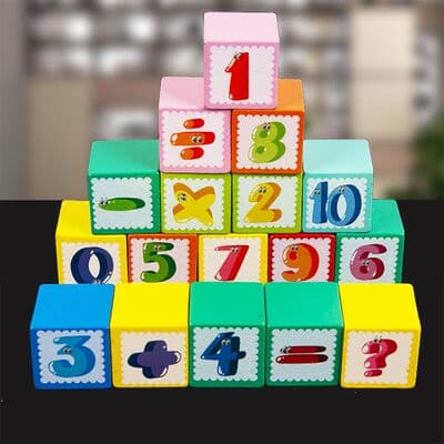 There are no early education toys for children to recognize numbers, letters, numbers, and letters, as well as wooden toys